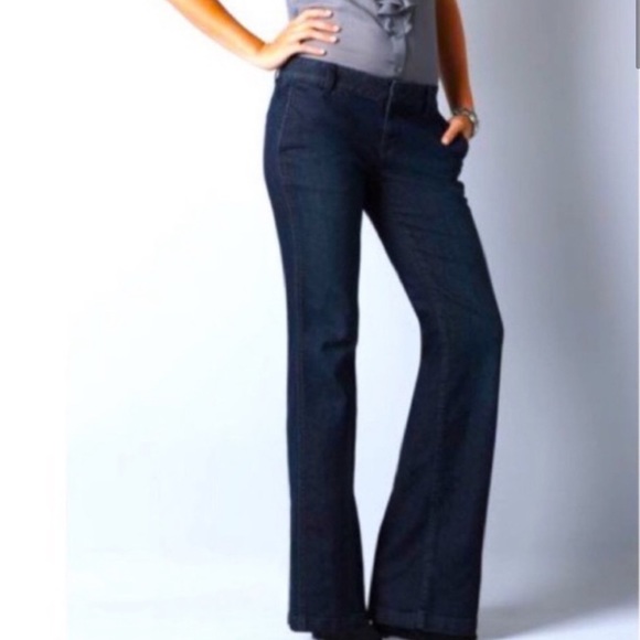 loft modern flare jeans